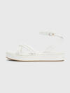 Tommy Hilfiger EAST COASTAL LEATHER Kadın Beyaz Sandalet