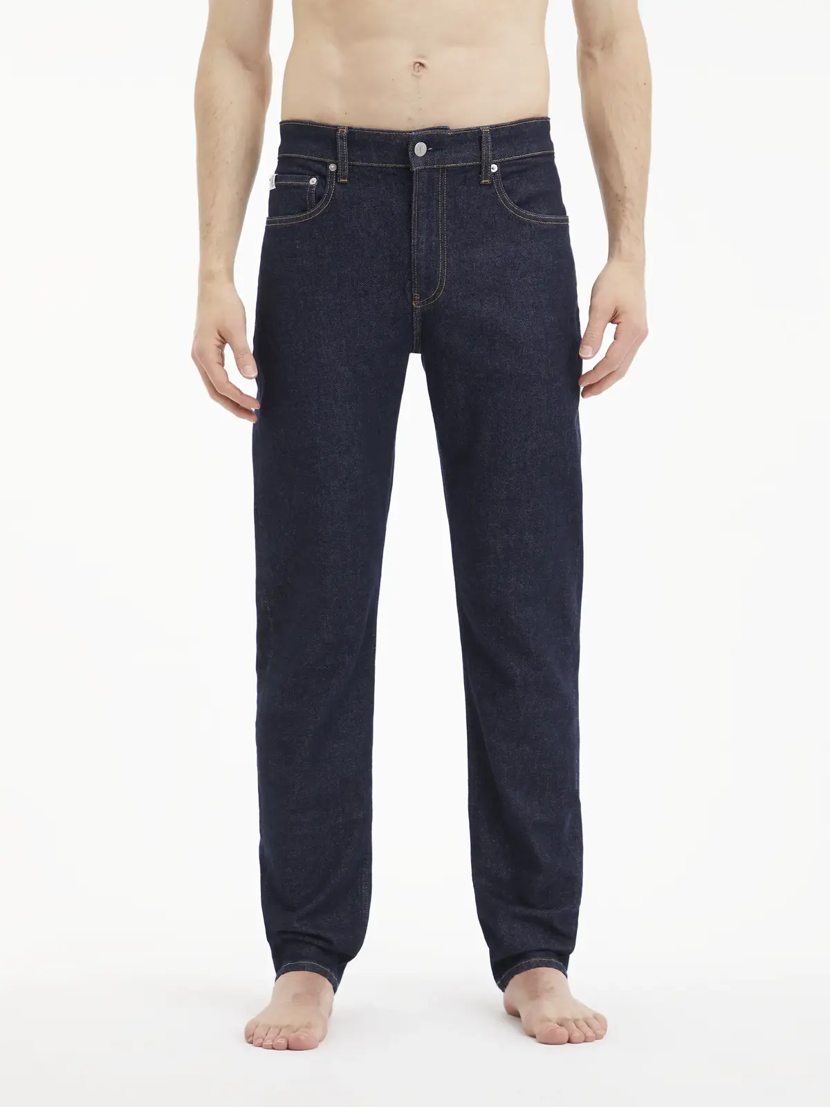 Calvin Klein SLIM TAPER Erkek Siyah Kot Pantolon