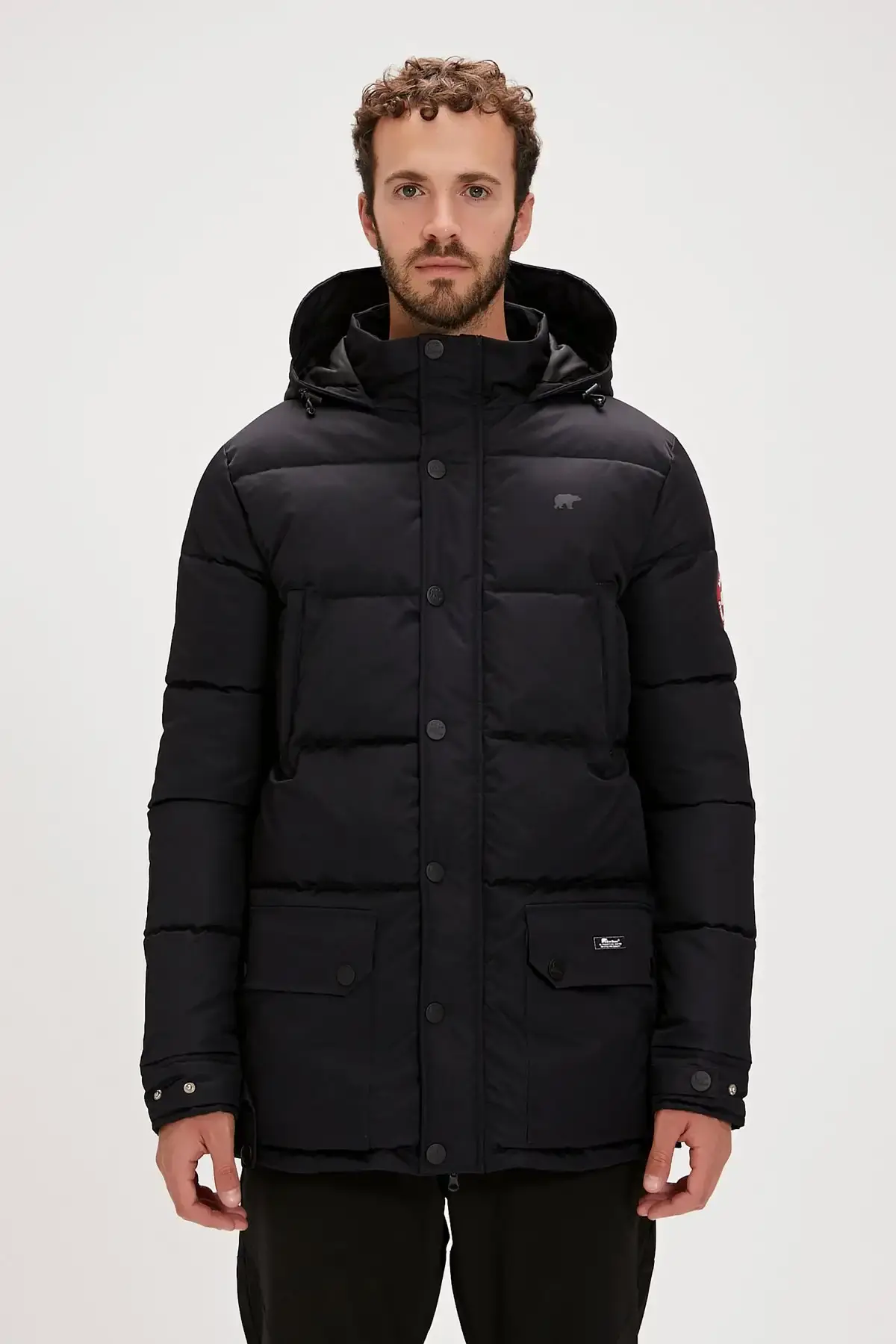 BAD BEAR COLONEL PUFFER COAT Erkek Siyah Mont