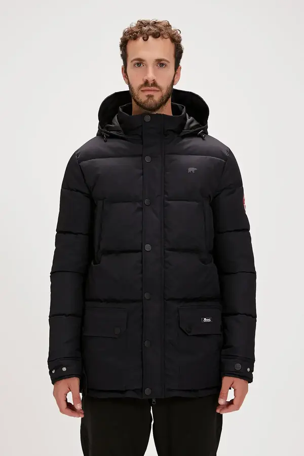 BAD BEAR COLONEL PUFFER COAT Erkek Siyah Mont