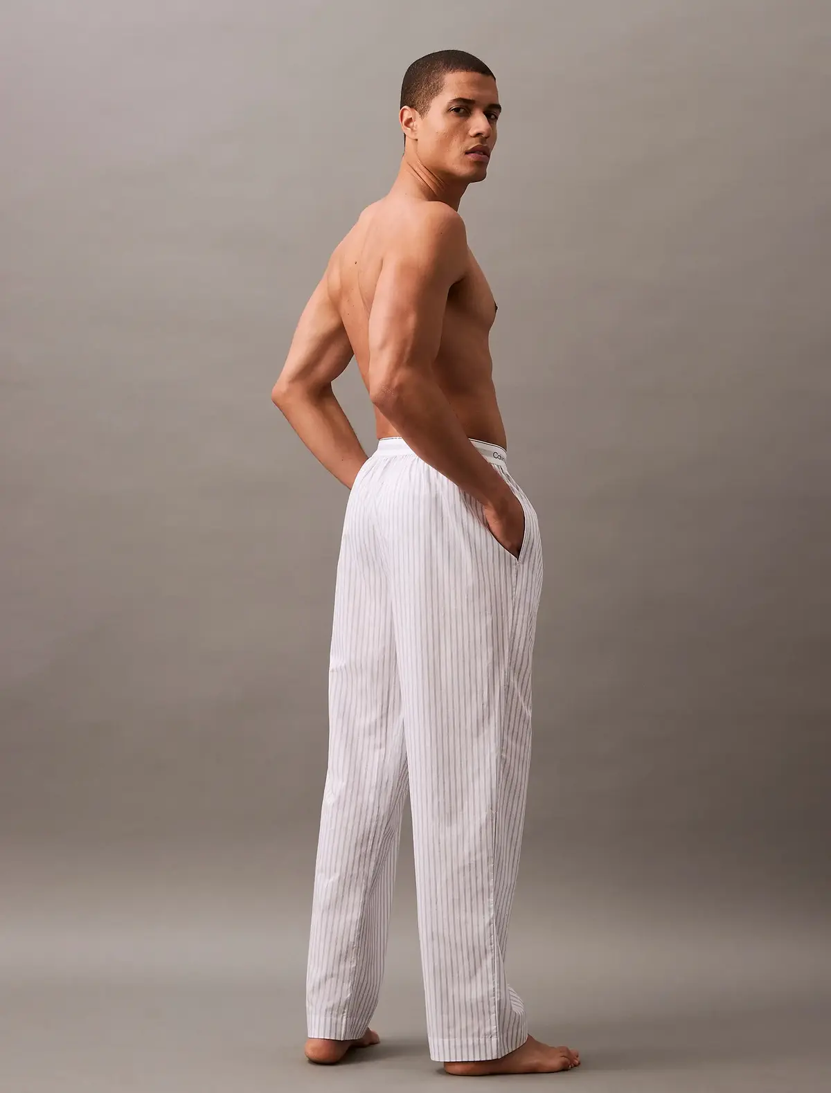 Calvin Klein SLEEP PANT Beyaz Erkek Pijama Alt