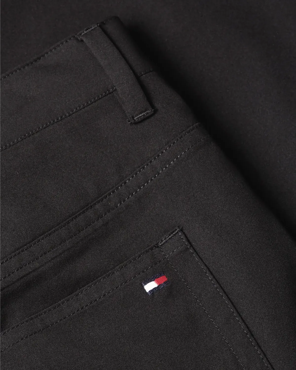 Tommy Hilfiger DENTON 5PKT TECH CHI, BDS Siyah Erkek Pantolon