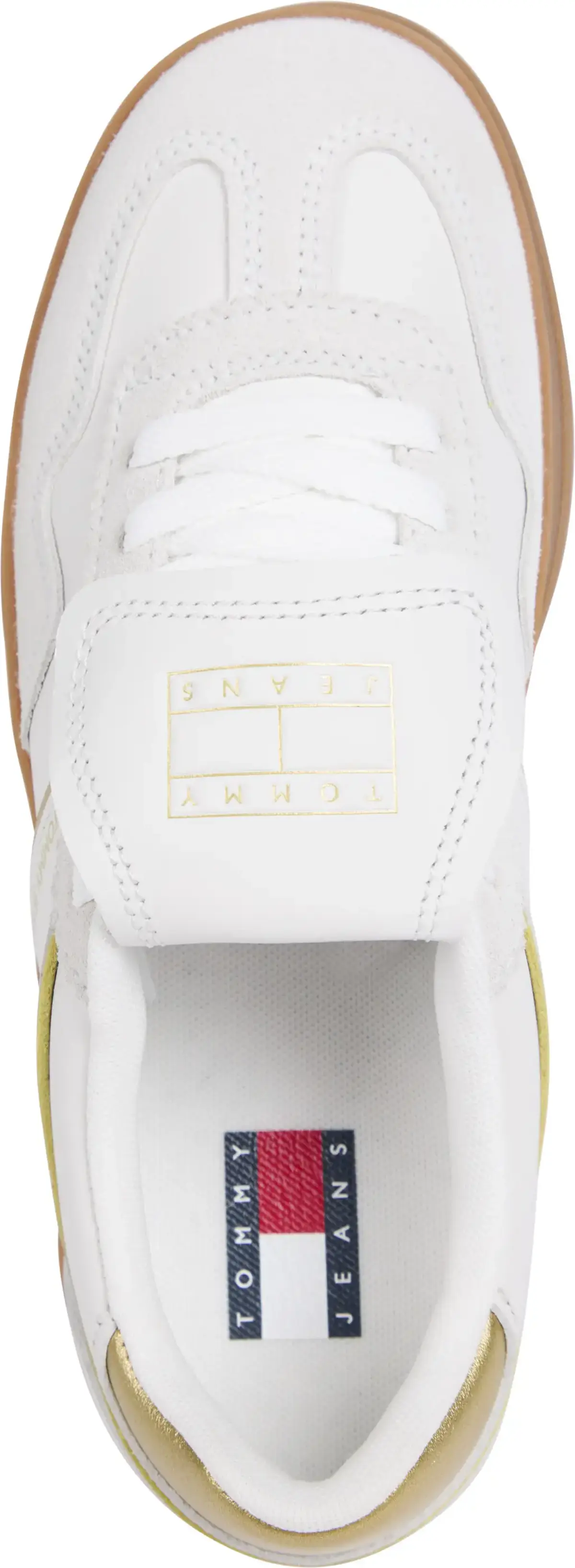 Tommy Hilfiger THE GREENWICH FLAP, 0LX Beyaz Kadın Spor Ayakkabı & Sneaker