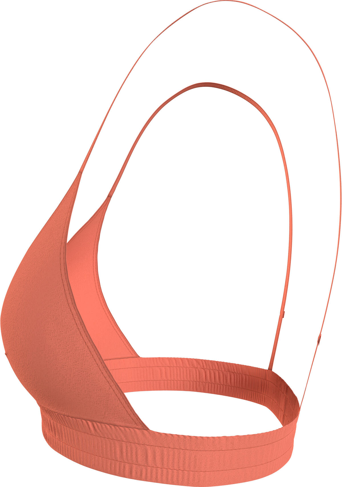 Calvin Klein FIXED TRIANGLE-RP Kadın Pembe Bikini Üstü