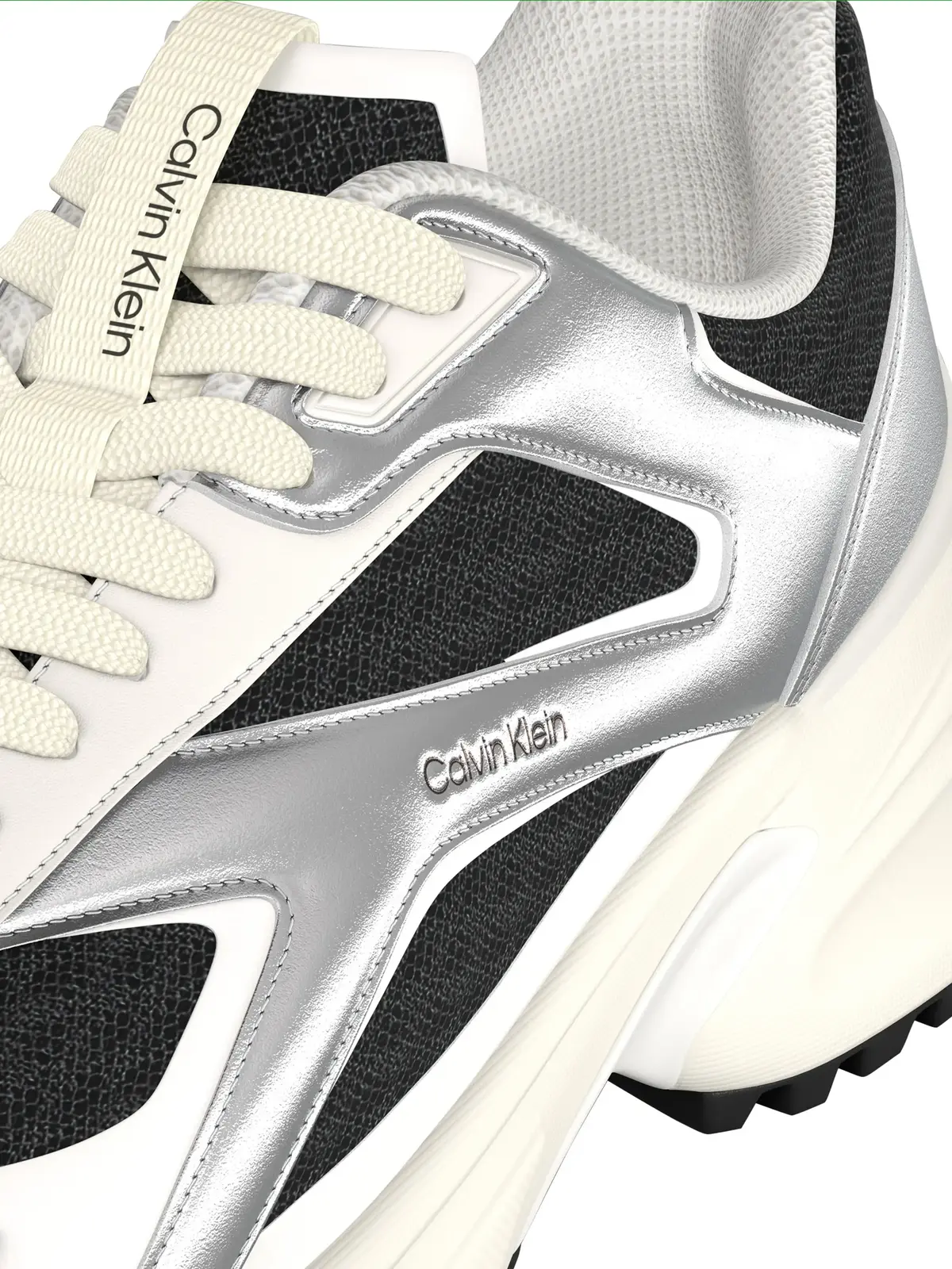Calvin Klein HIKE RUN CKSTRIPE ME, 01R Gri Kadın Spor Ayakkabı
