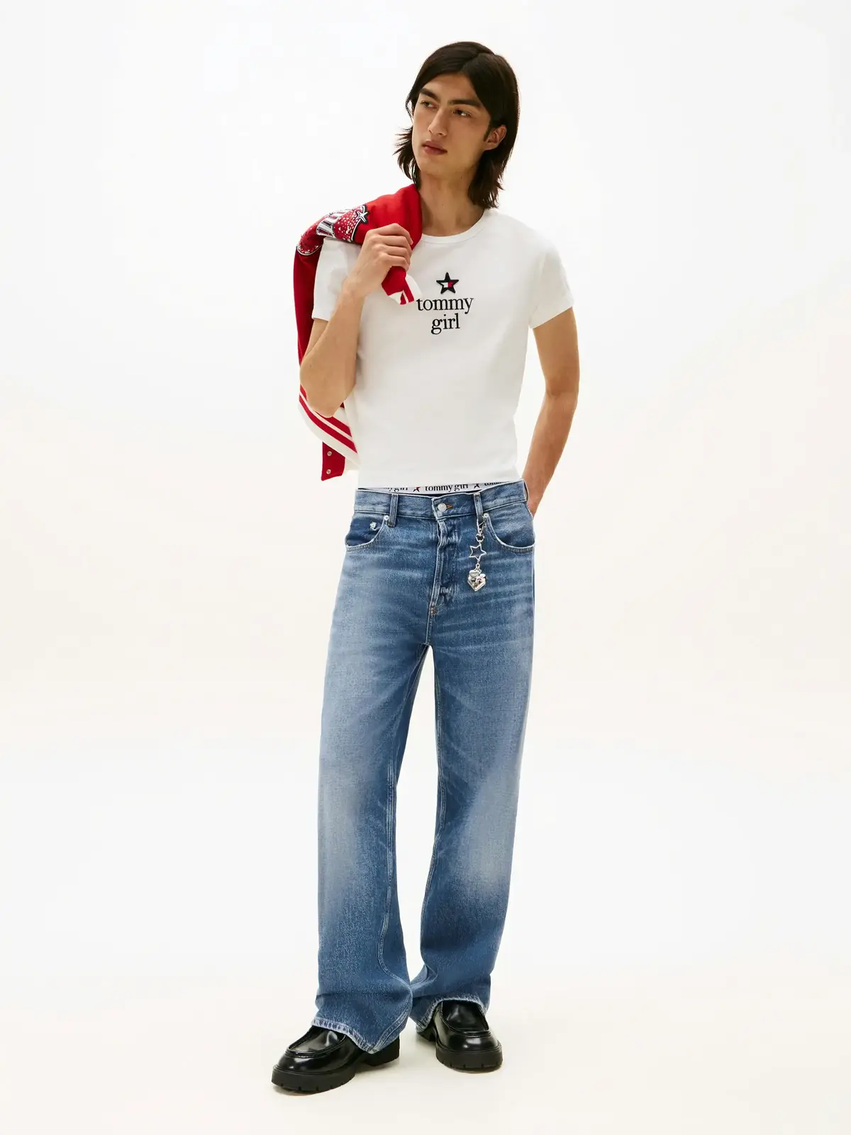 Tommy Hilfiger TOMMY GIRL LR RLXD D, 1A4 Mavi Erkek Jean Pantolon