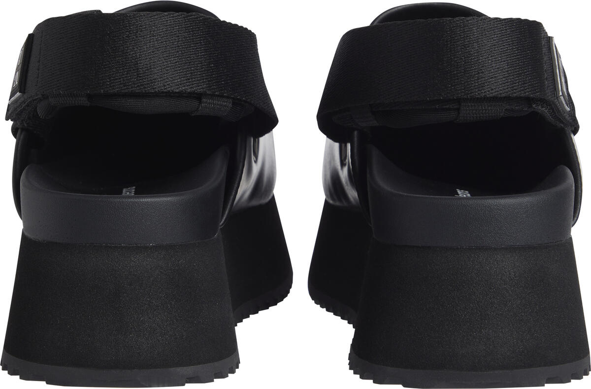 Calvin Klein SLING CLOSE TOE FLAT Kadın Siyah Sandalet