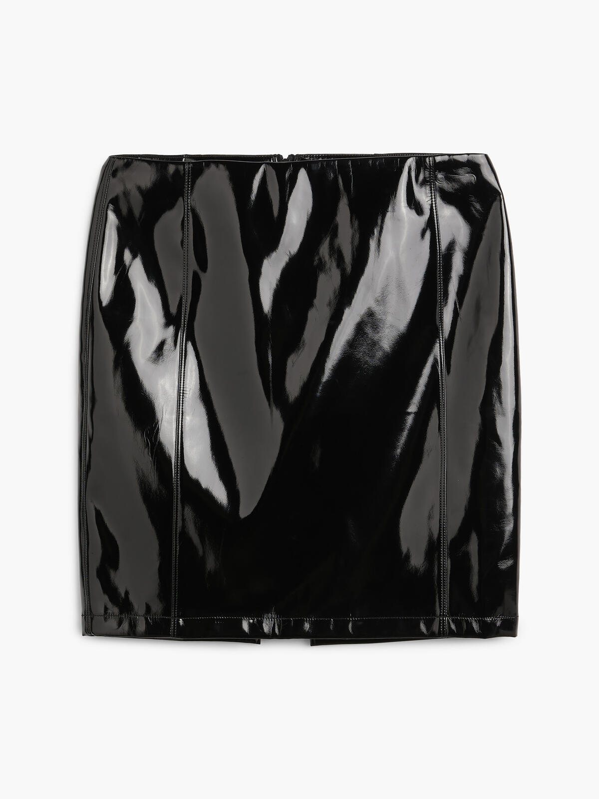 Calvin Klein MIDI LOW RISE HIGH S Kadın Siyah Etek