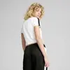 PUMA T7 Baby Tee Beyaz Kadın Crop