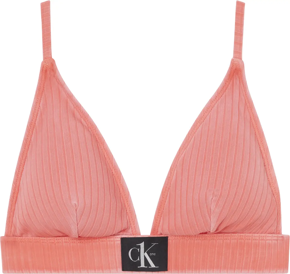 Calvin Klein TRIANGLE FIXED-RP Kadın Kırmızı Bikini Üstü