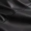 Calvin Klein FAUX LEATHER WIDE LE Kadın Siyah Geniş Paça Pantolon