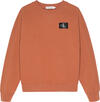 Calvin Klein OTTOMAN BADGE CN SWE Erkek Kahverengi Sweatshirt