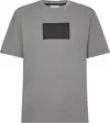Calvin Klein TEXTURED LOGO BOX C Erkek Gri T-Shirt