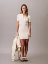 Calvin Klein Naia Nylon Dress Bej Kadın Elbise