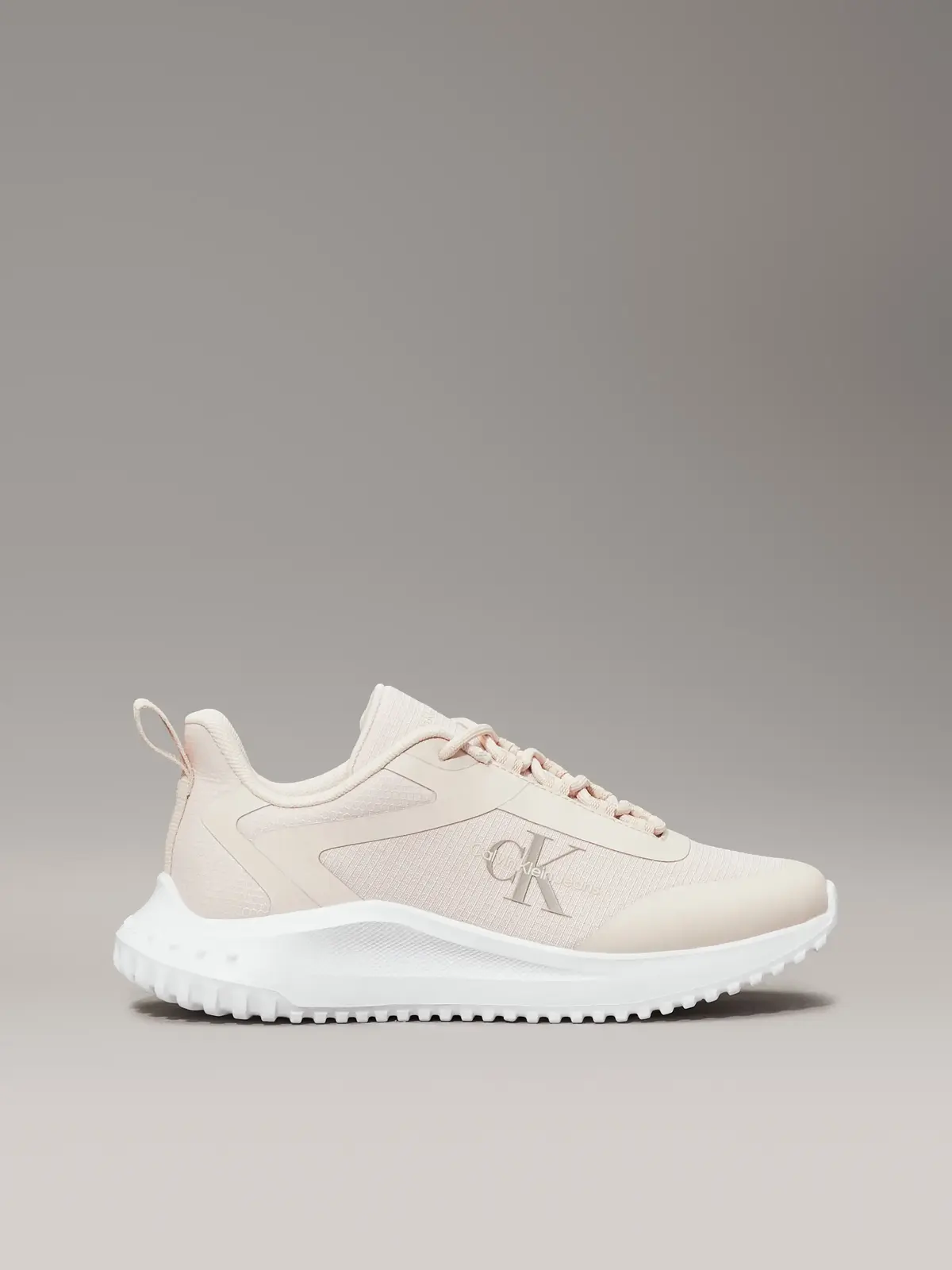 Calvin Klein EVA RUNNER LOW LACE, 0JY Krem Kadın Spor Ayakkabı & Sneaker
