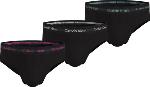 Calvin Klein HIP BRIEF 3PK Erkek Siyah Slip Set
