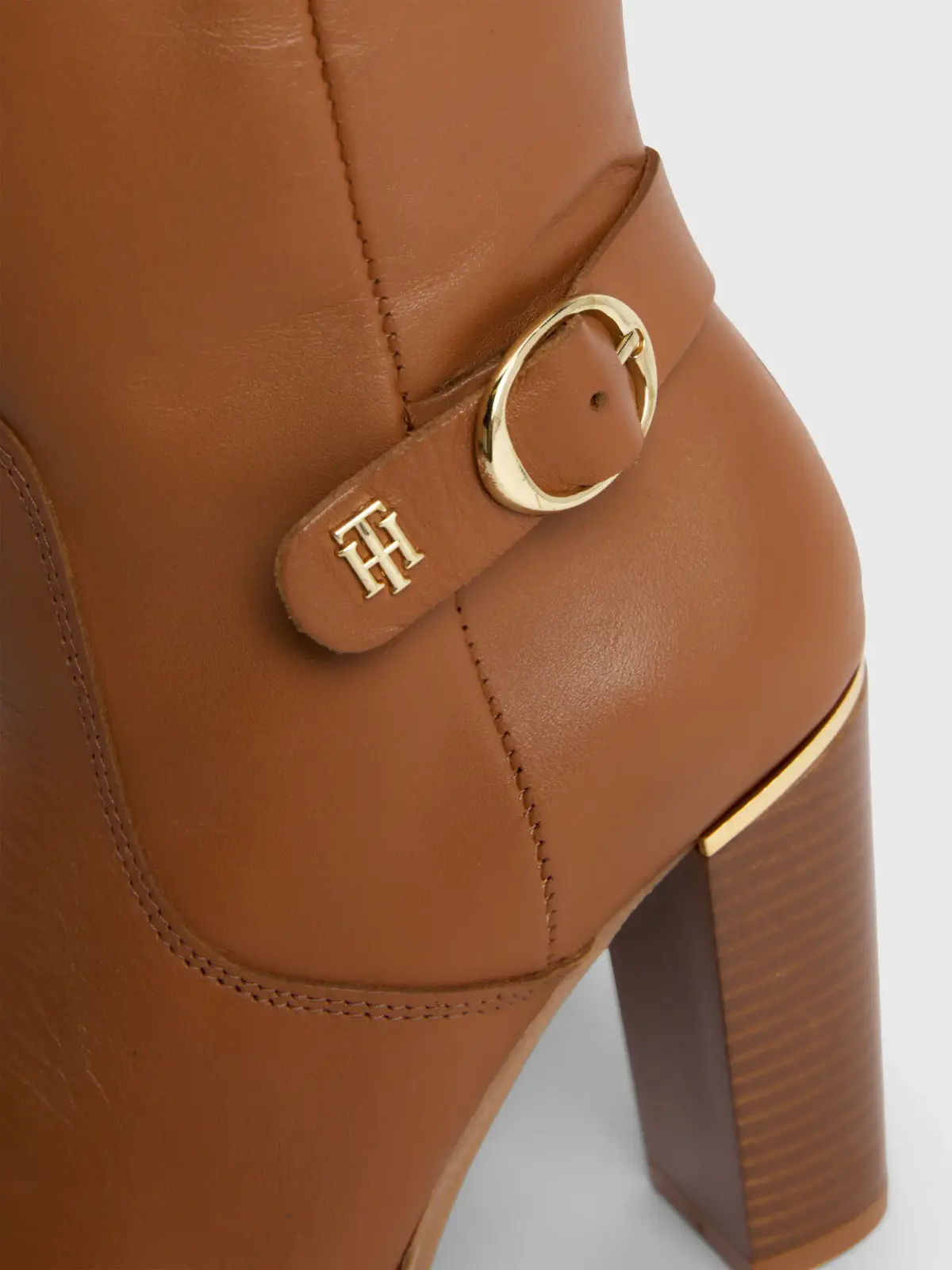 Tommy Hilfiger BELT HIGH HEEL LONGB Kadın Kahverengi Bot