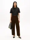 Tommy Hilfiger MODERN INTERLOCK BOX, BDS Siyah Kadın T-Shirt