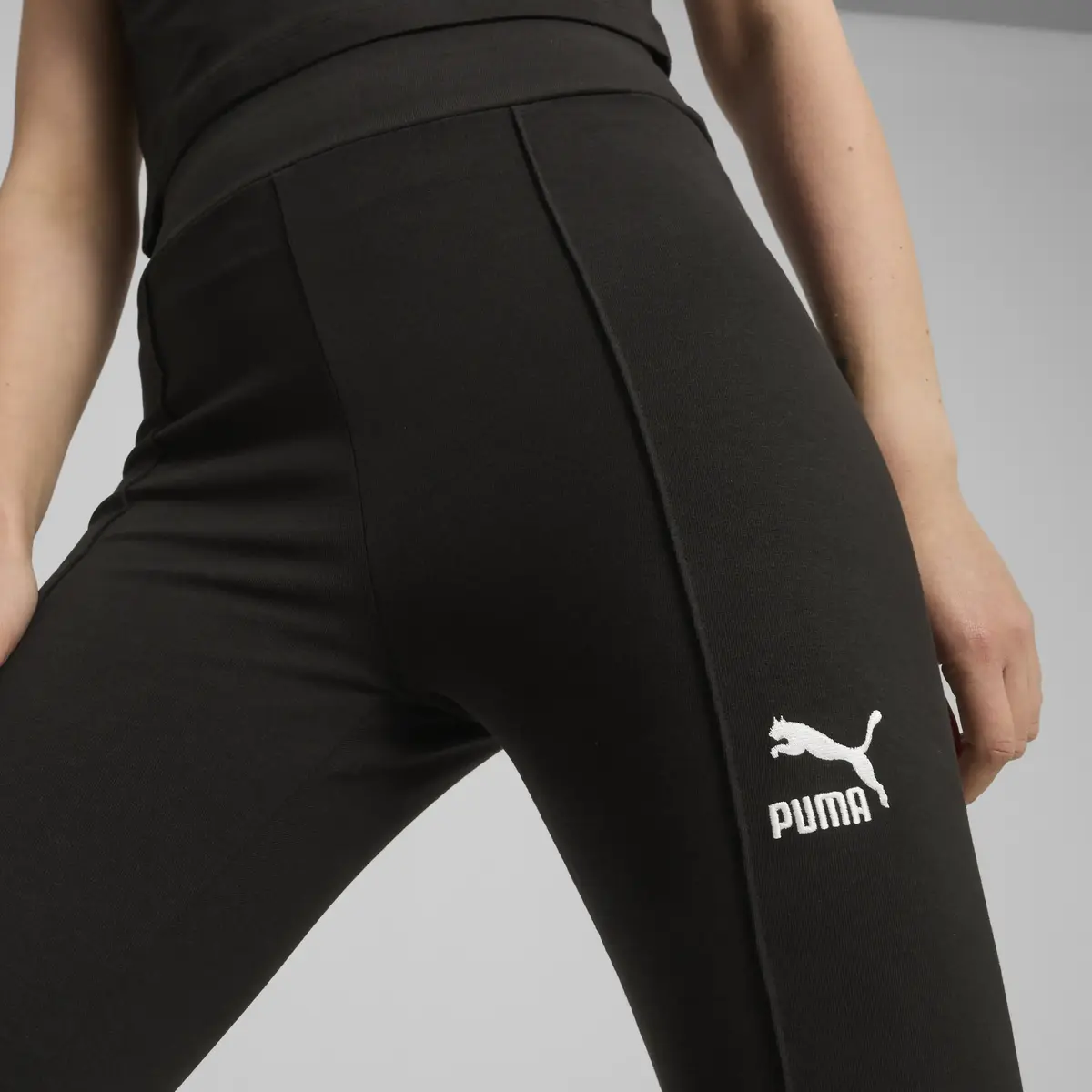 Puma CLASSICS Flared Leggings Siyah Kadın Tayt