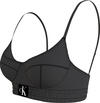 Calvin Klein DEMI BRALETTE Kadın Siyah Bikini Üstü