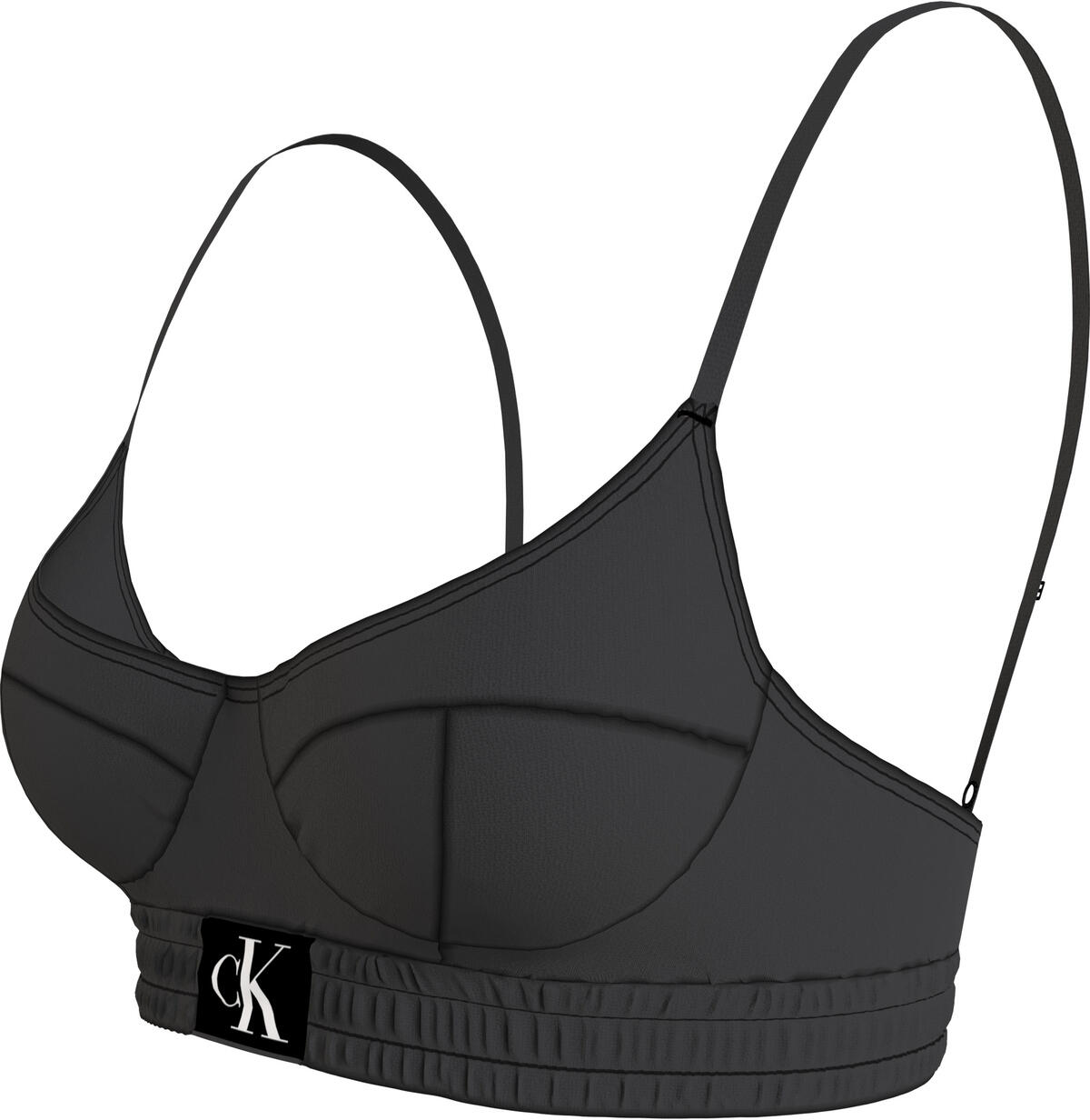 Calvin Klein DEMI BRALETTE Kadın Siyah Bikini Üstü