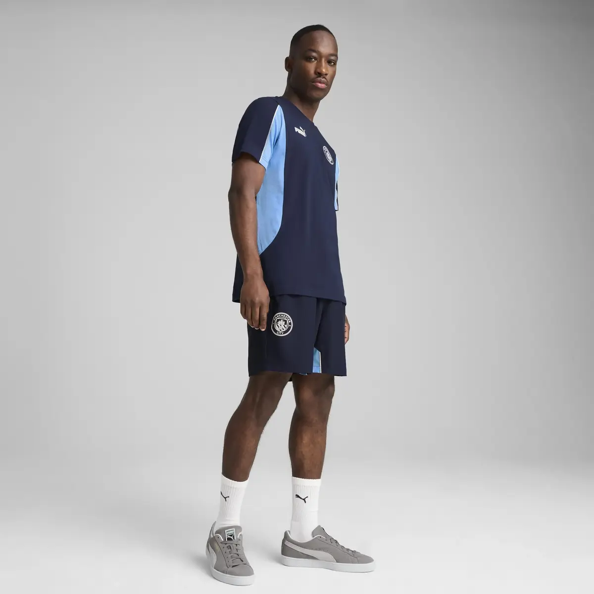 Puma MCFC ftblARCHIVE Short Mavi Erkek Şort