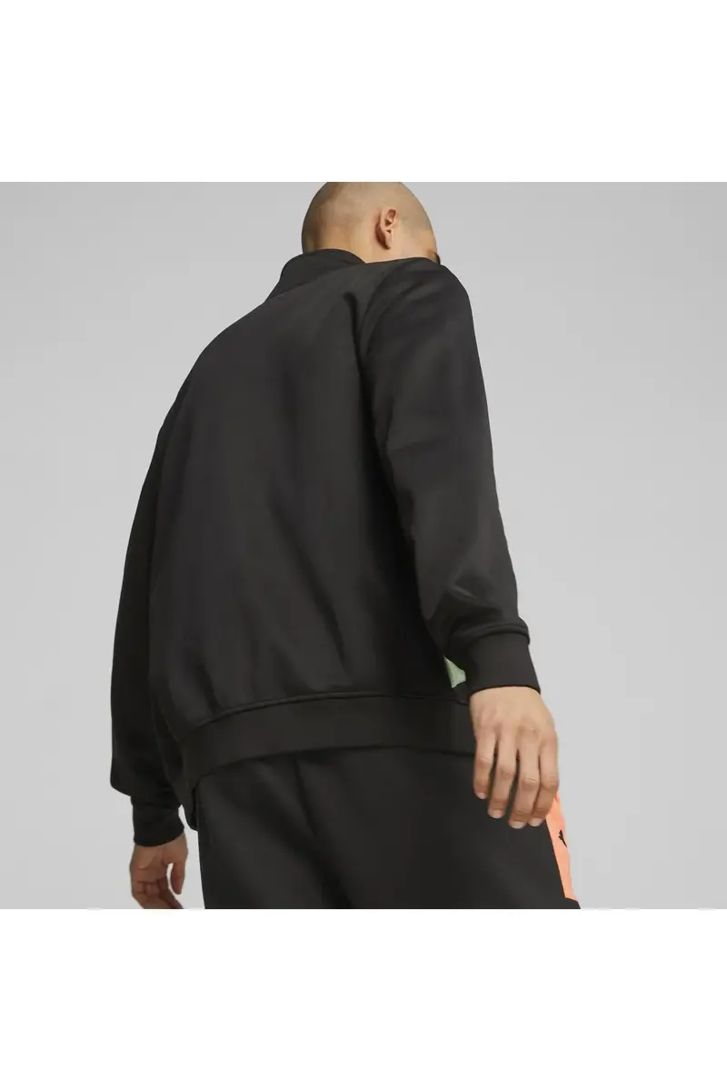 Puma AMG Track Jacket Siyah Erkek Fermuarlı Sweatshirt