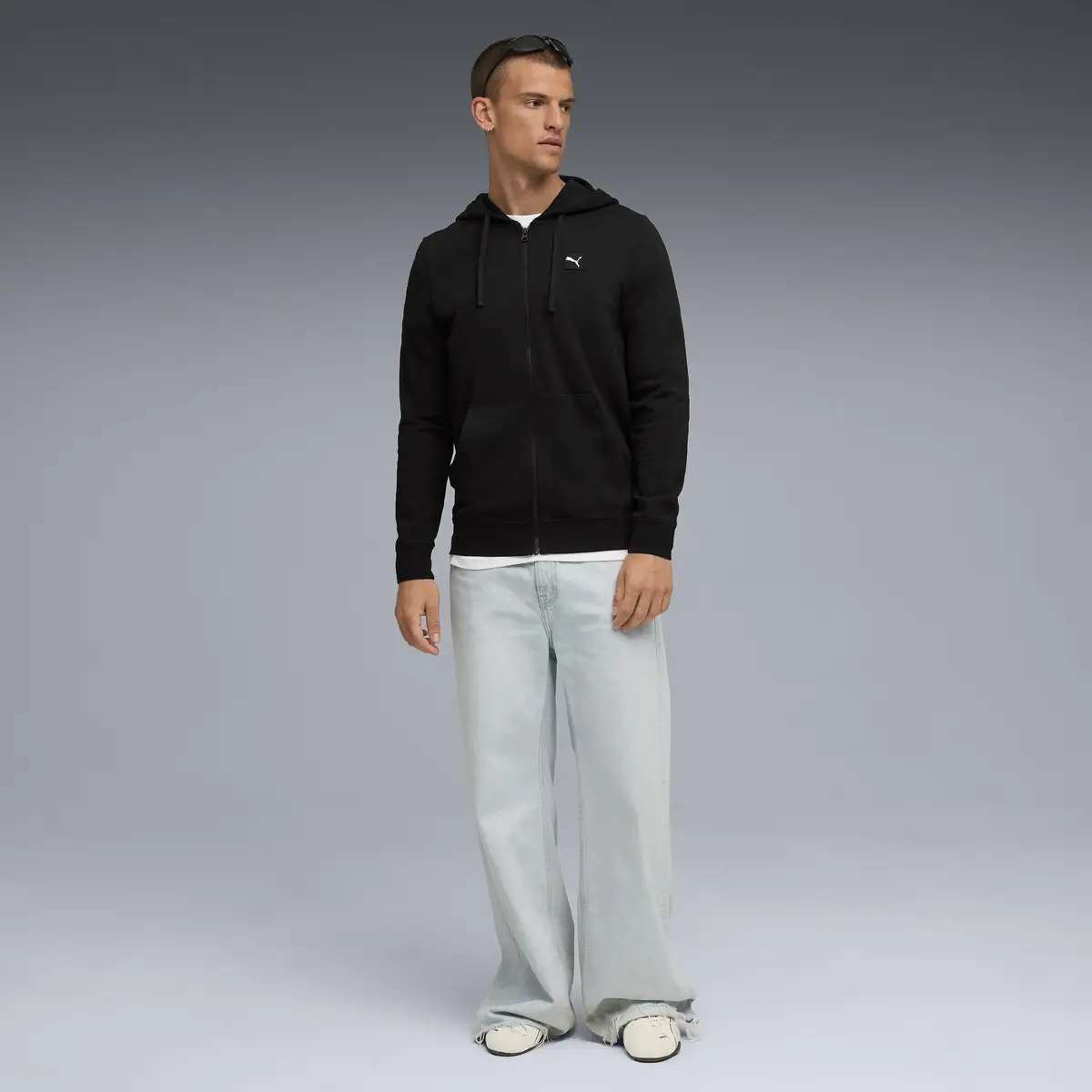 Puma ESS ELEVATED FZ Hoodie TR Siyah Erkek Hoodie