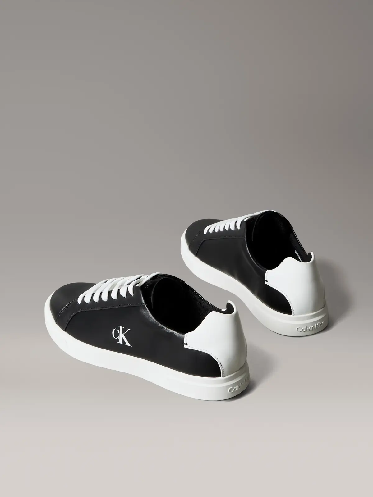 Calvin Klein LOW PRO CUPS LTH MG Siyah Kadın Spor Ayakkabı & Sneaker
