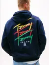 Tommy Hilfiger TJM RLX 3 COLOR SIGN Erkek Mavi Sweatshirt