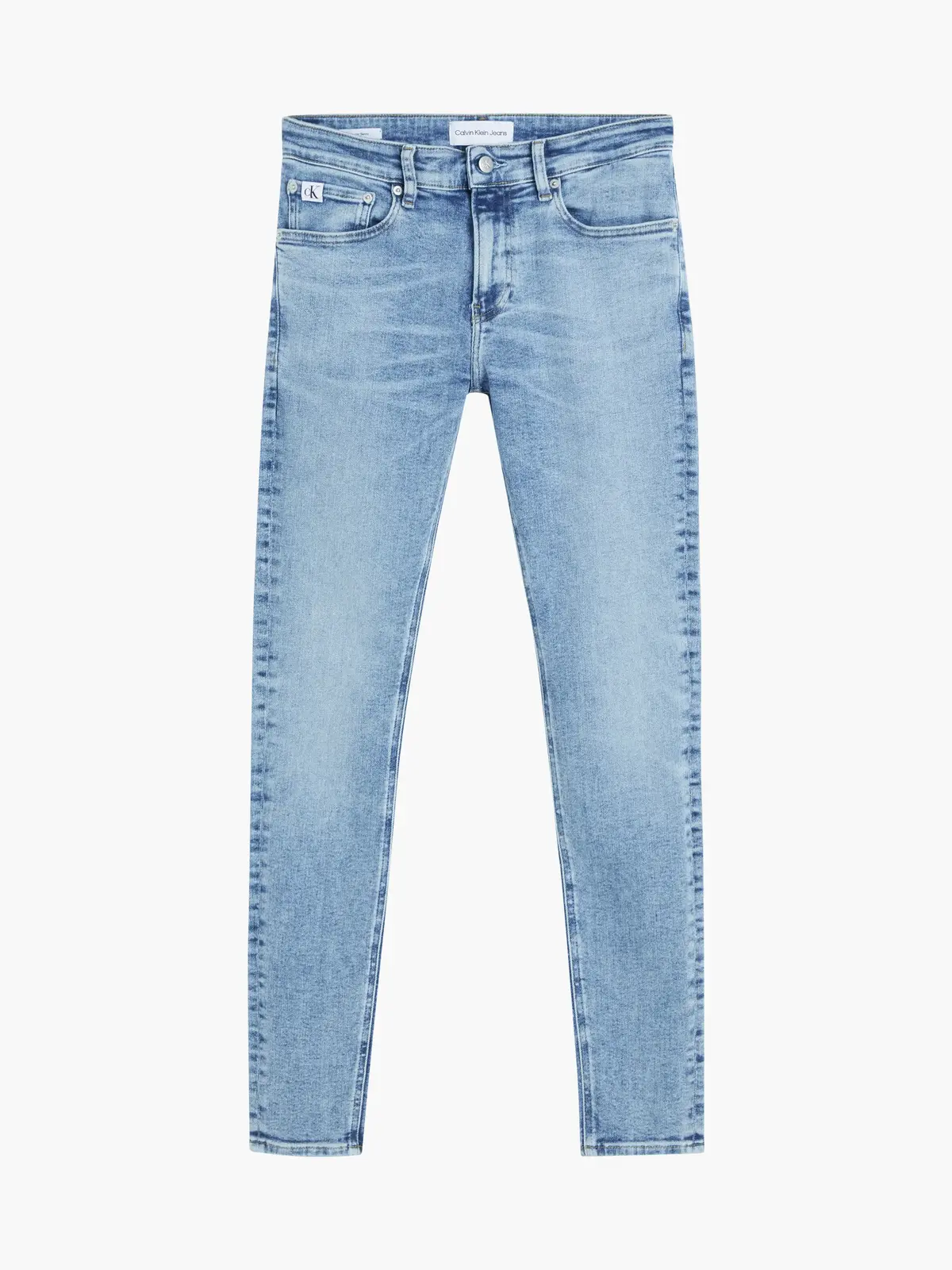 Calvin Klein SUPER SKINNY Erkek Mavi Kot Pantolon