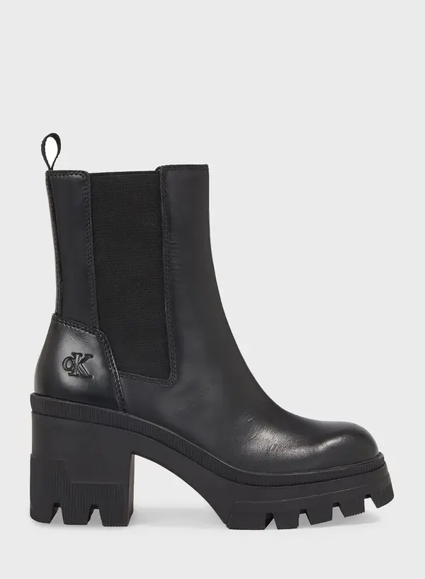 Calvin Klein CHUNKY HEELED CHELSE Kadın Siyah Bot