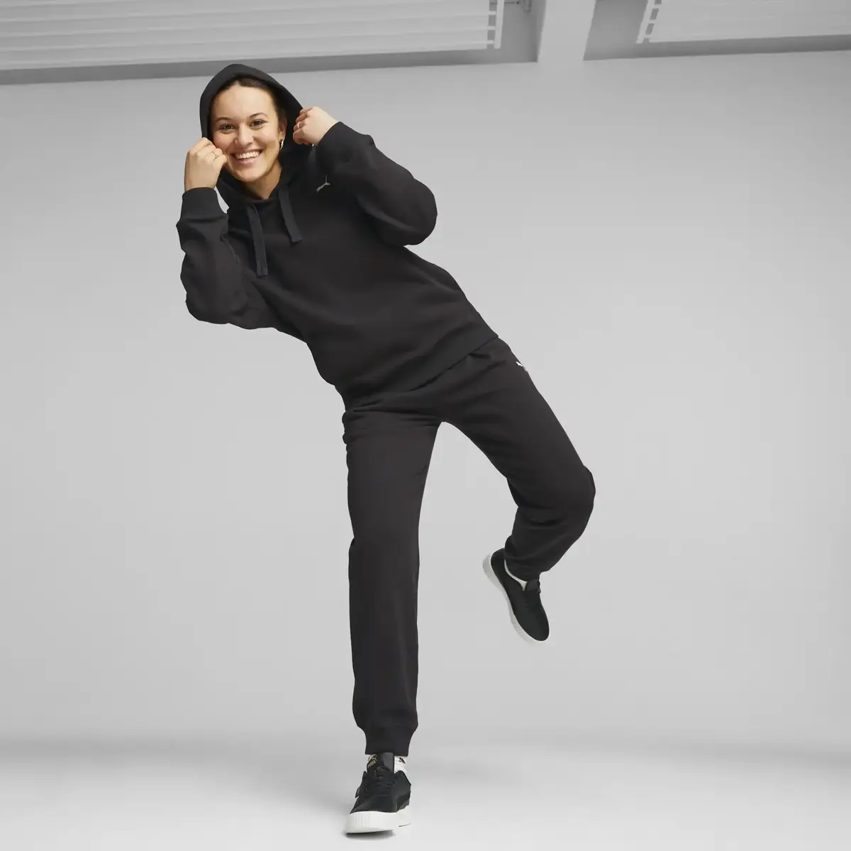 Puma HER High-Waist Pants TR Siyah Kadın Eşofman Altı