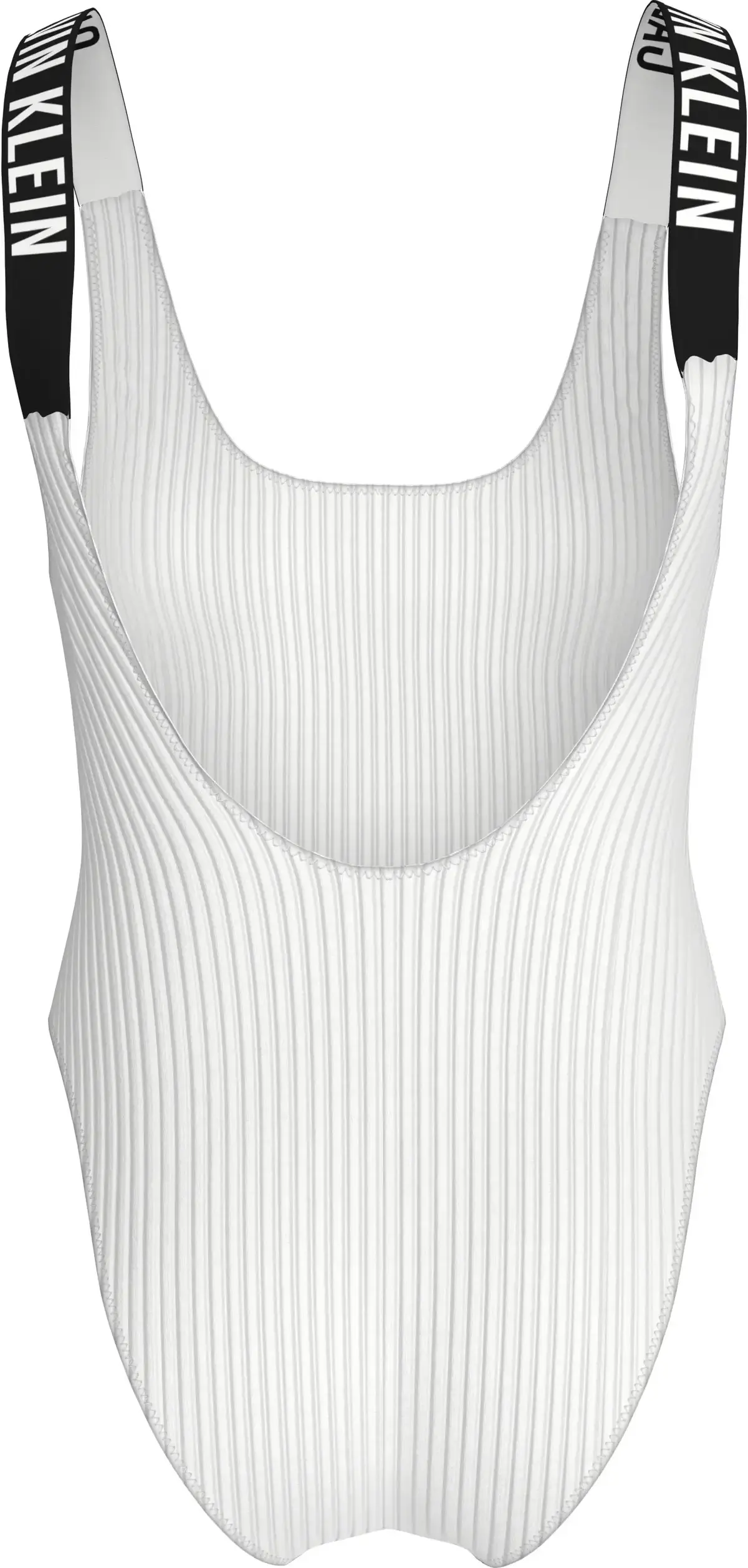 Calvin Klein SCOOP BACK ONE PIECE, YAA Beyaz Kadın Mayo