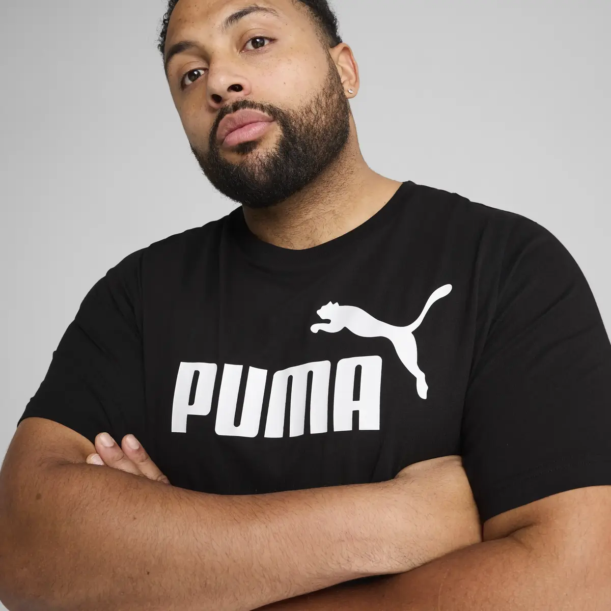 Puma ESS No. 1 Logo Tee Siyah Erkek T-Shirt & Polo