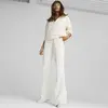 Puma CLASSICS Flared Pants Beyaz Kadın Eşofman Altı