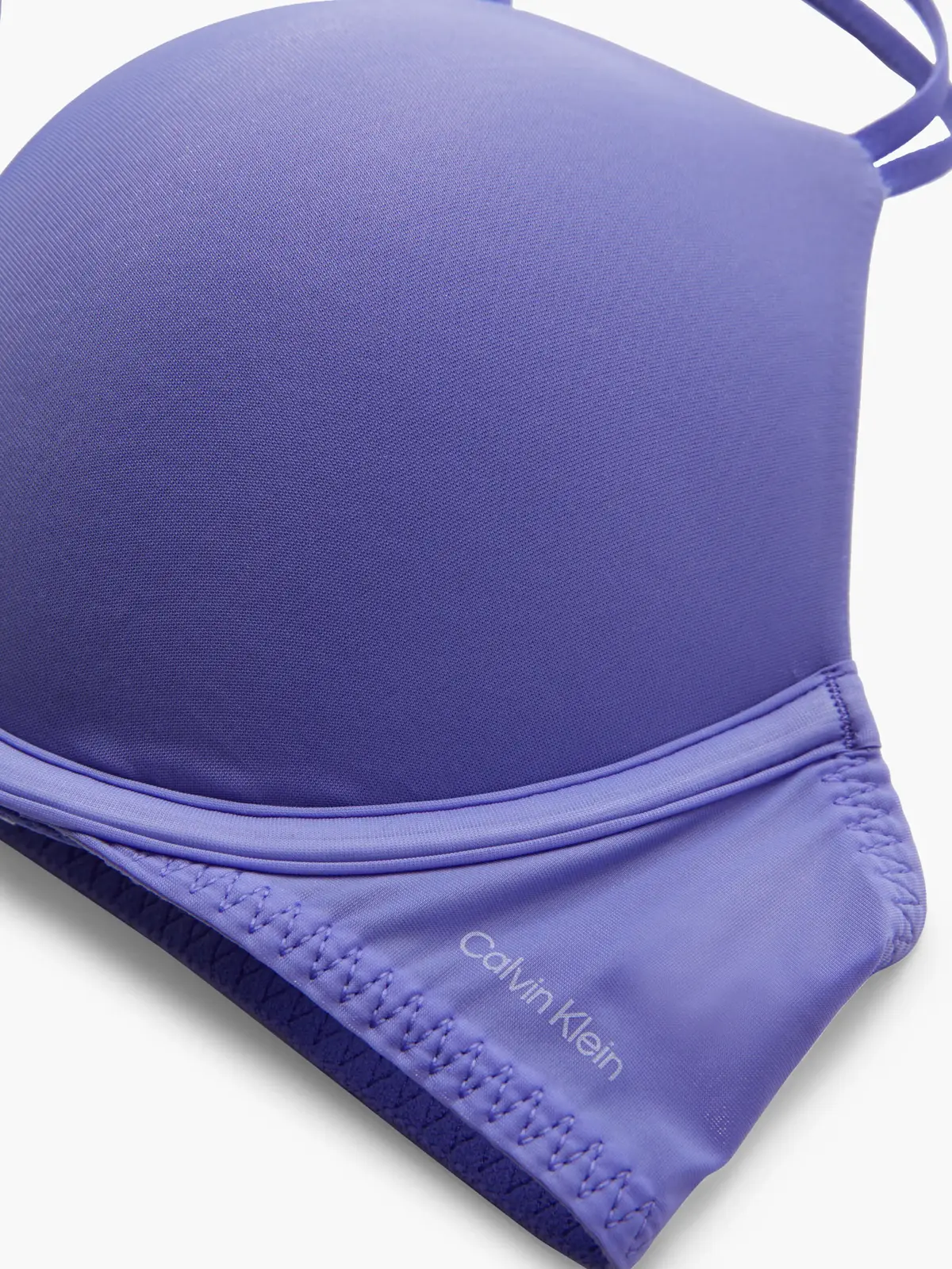 Calvin Klein PUSH UP PLUNGE Kadın Mavi Sütyen