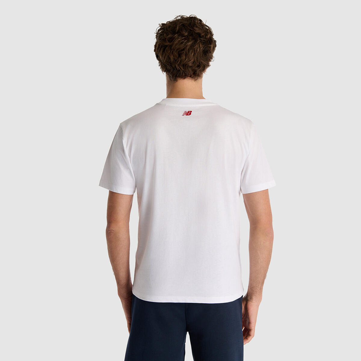 New Balance MNT1511 Erkek Beyaz T-Shirt