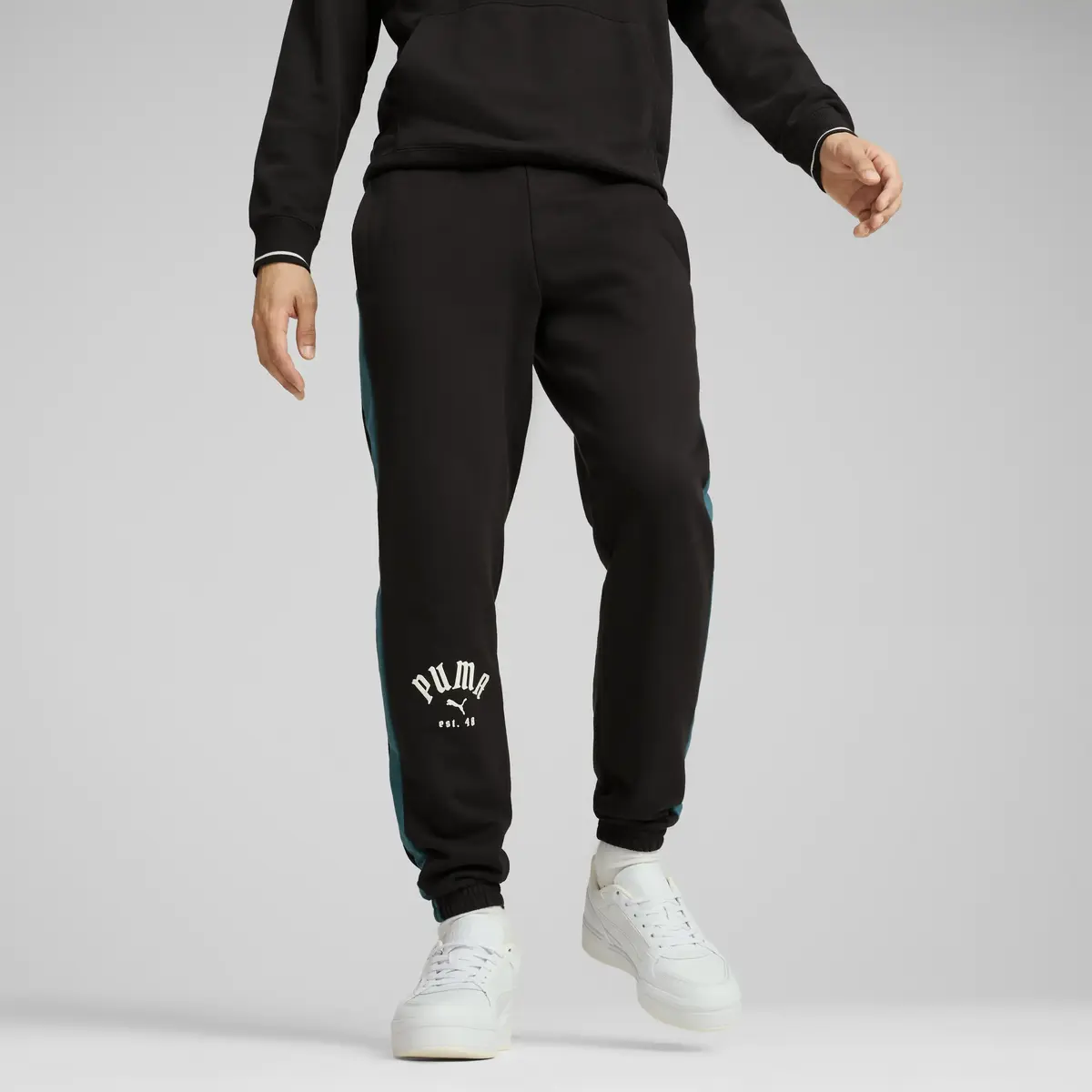 Puma T7 PLAY.PARIS. Sweatpants Siyah Erkek Eşofman Altı