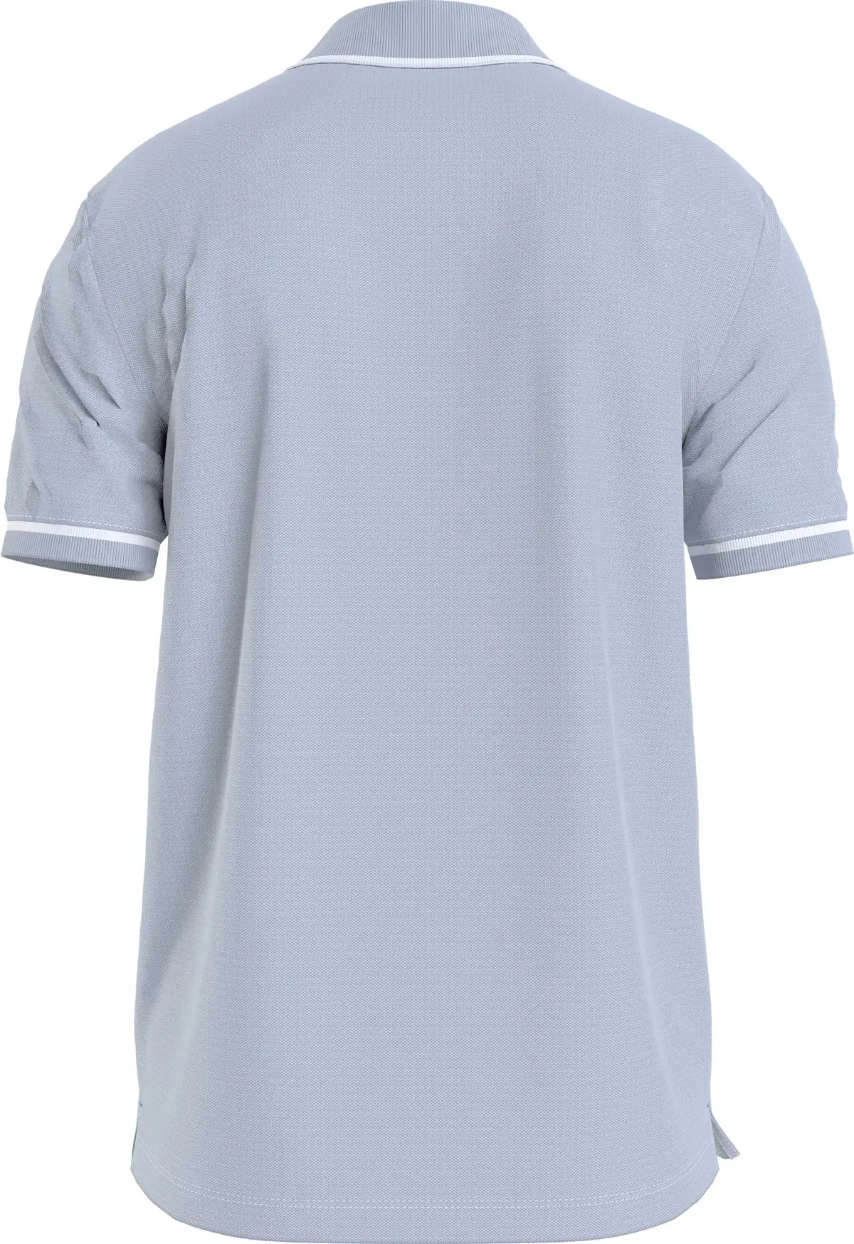 Calvin Klein TIPPING SLIM POLO Erkek Gri Polo T-Shirt