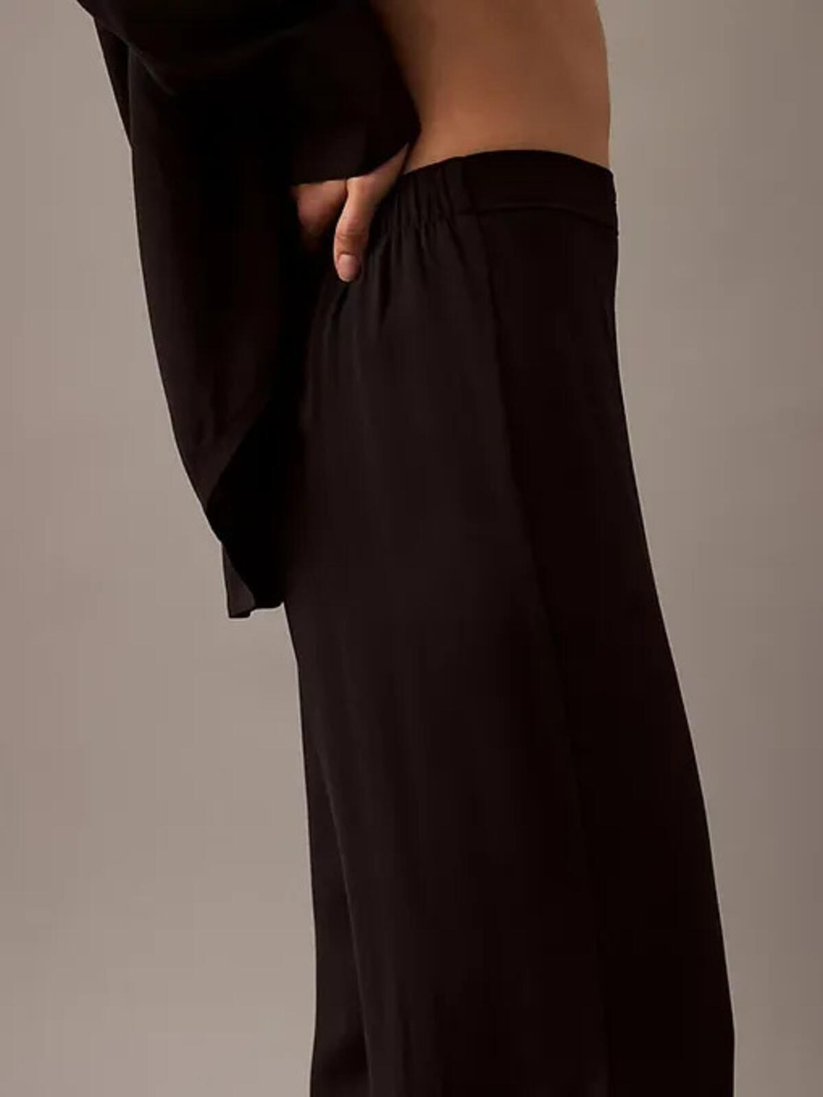 Calvin Klein VISCOSE PANT, UB1 Siyah Pijama Altı