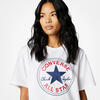 Converse CHUCK PATCH TEE BLACK Beyaz Unisex T-Shirt