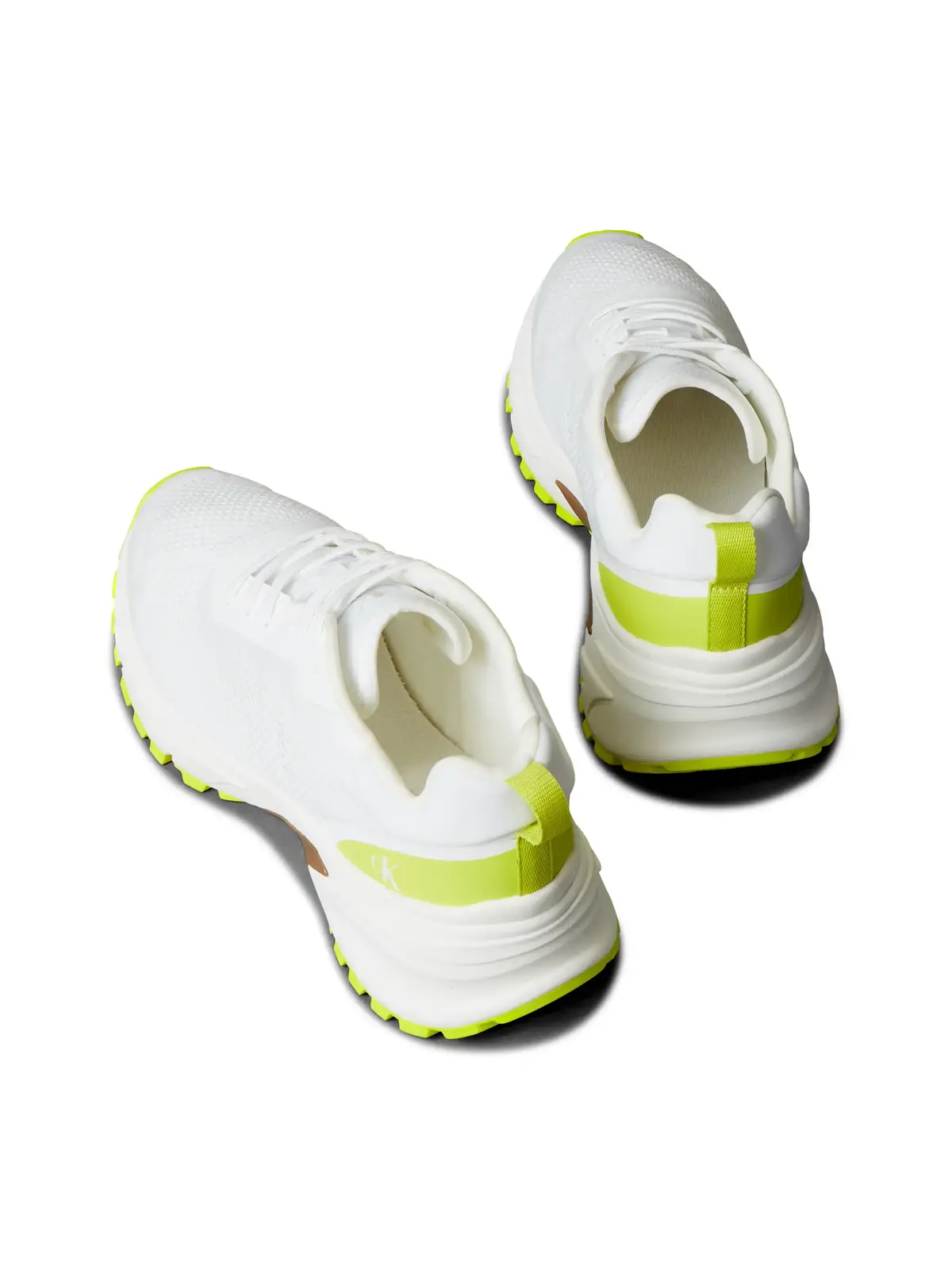 Calvin Klein HIKE RUNNER TECH KNI, 0GD Beyaz Erkek Spor Ayakkabı