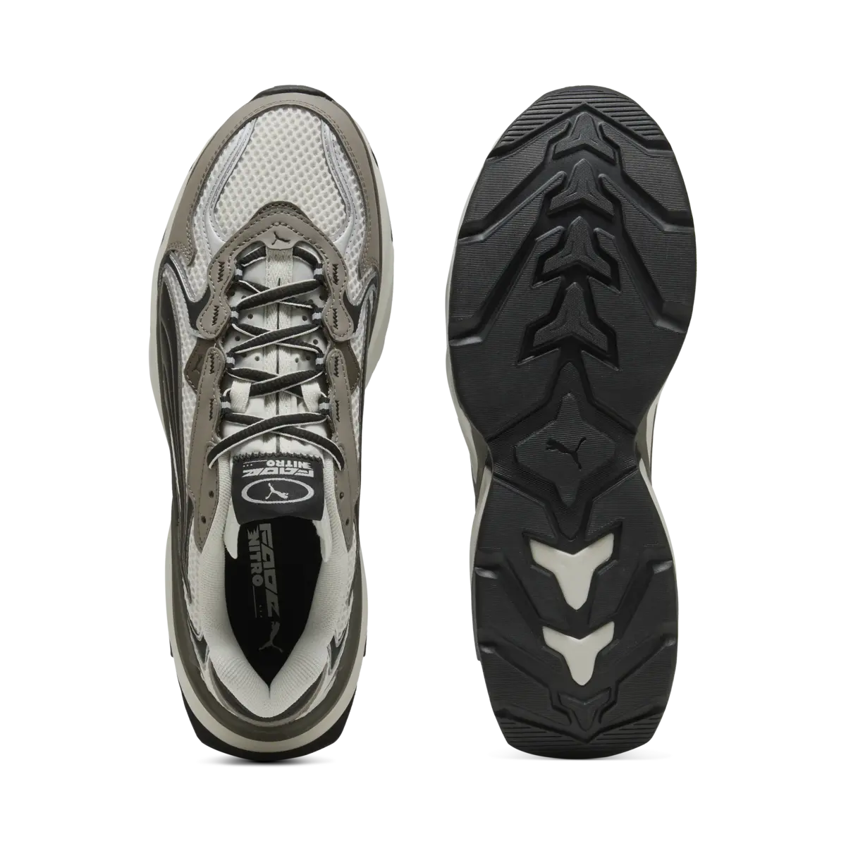 Puma Fade Nitro LS Gri Unisex Spor Ayakkabı