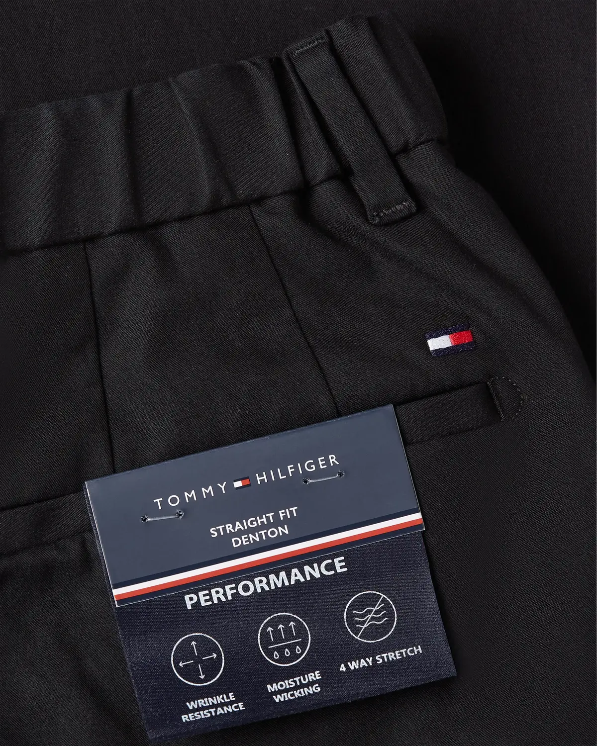 Tommy Hilfiger DENTON TECH CHINO, BDS Siyah Erkek Pantolon