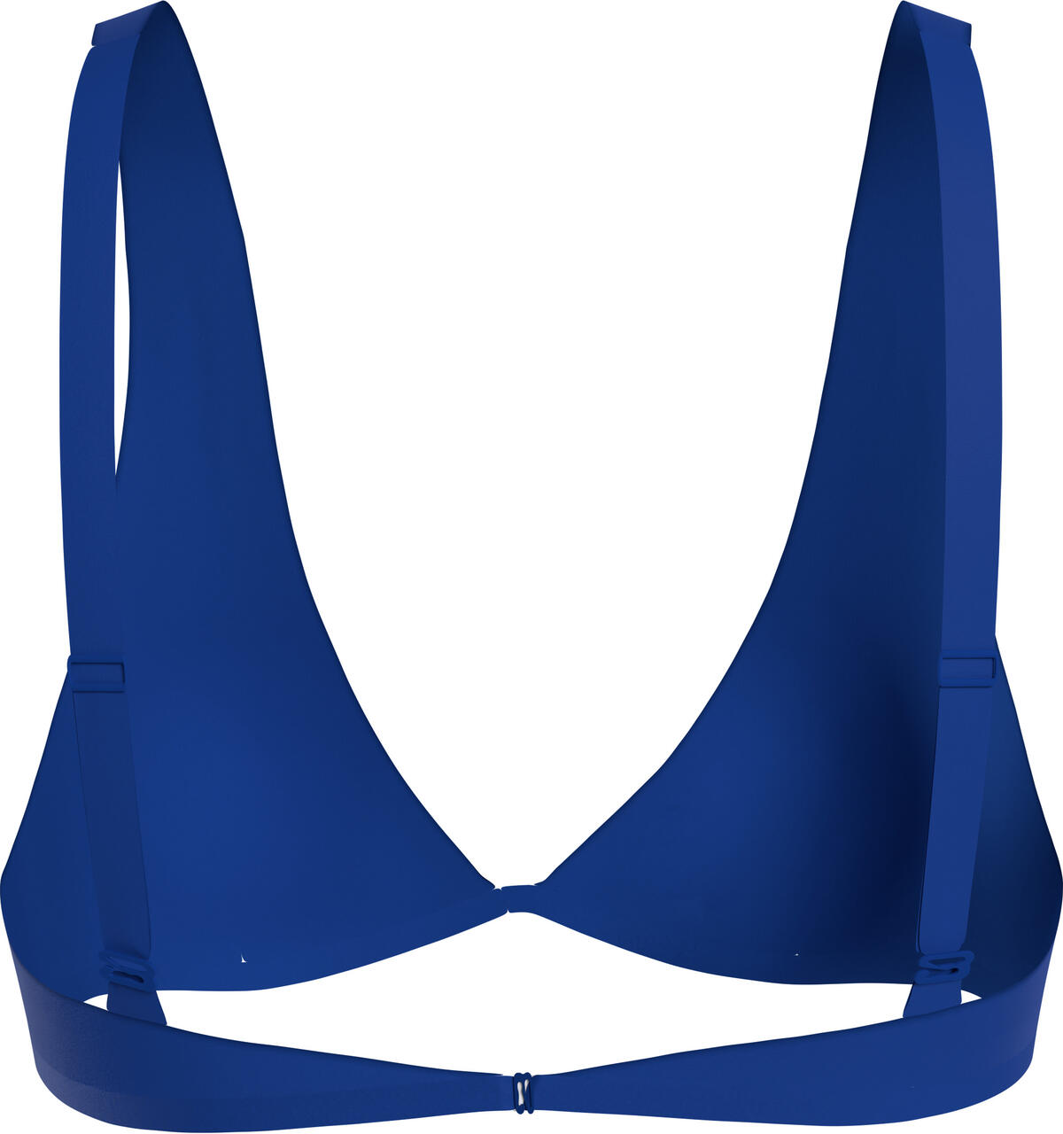 Calvin Klein FIXED TRIANGLE-RP Kadın Mavi Bikini Üstü