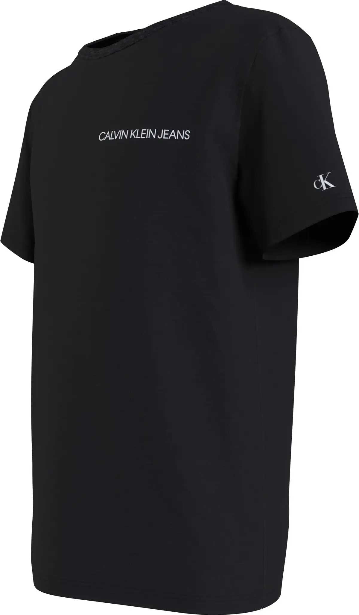 Calvin Klein CHEST LOGO TOP Erkek Siyah T-Shirt