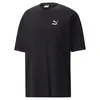 Puma CLASSICS Oversized Tee Siyah Erkek/Unisex T-Shirt