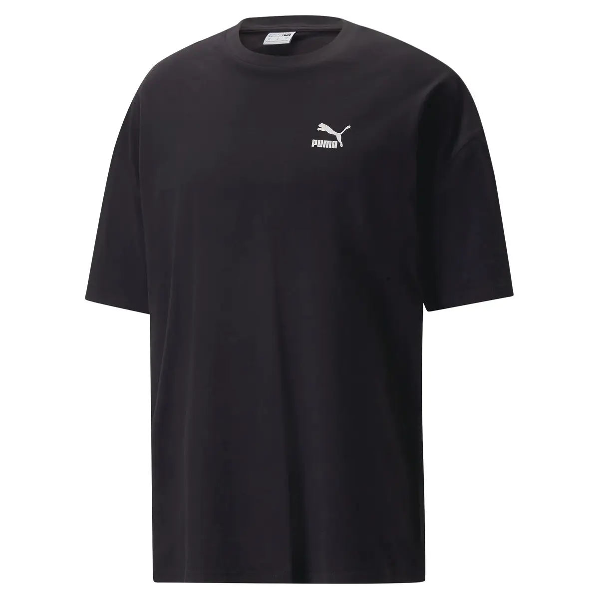 Puma CLASSICS Oversized Tee Siyah Erkek/Unisex T-Shirt