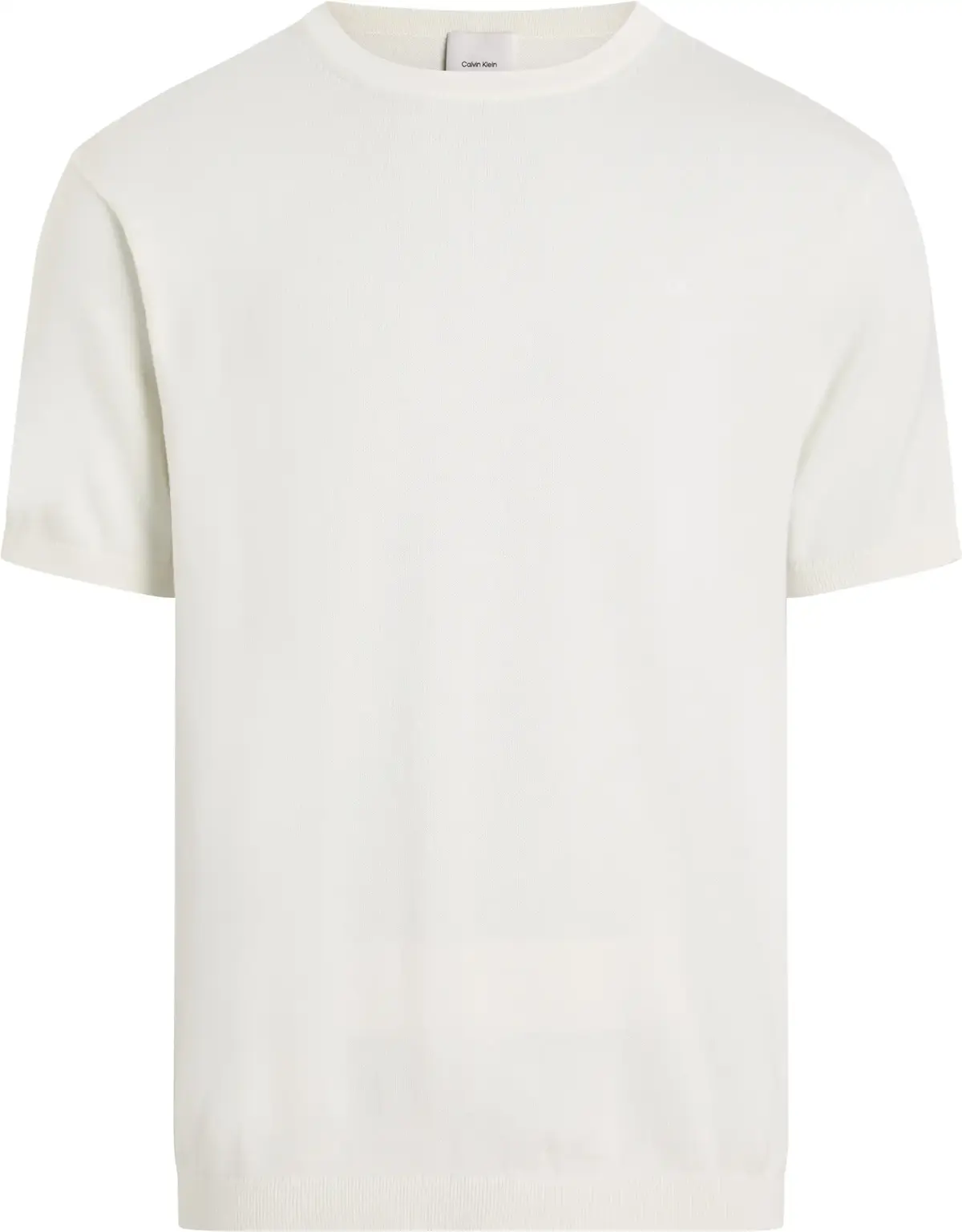 Calvin Klein KNITTED SUPIMA COTTO, YAS Krem Erkek T-Shirt & Polo